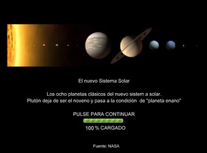 El nuevo sistema solar